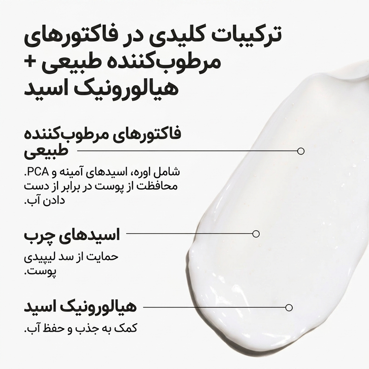 مرطوبکننده فاکتورهای طبیعی آبرسان + هیالورونیک اسید Ordinary