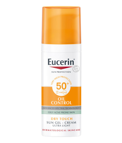ژل - کرم ضد آفتاب و کنترل چربی SPF 50 Eucerin